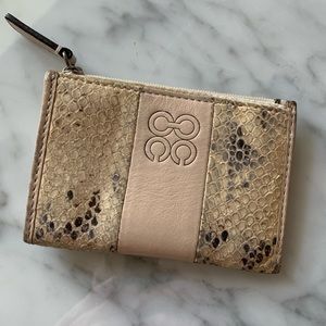 Coach snakeskin nude cardholder 💳